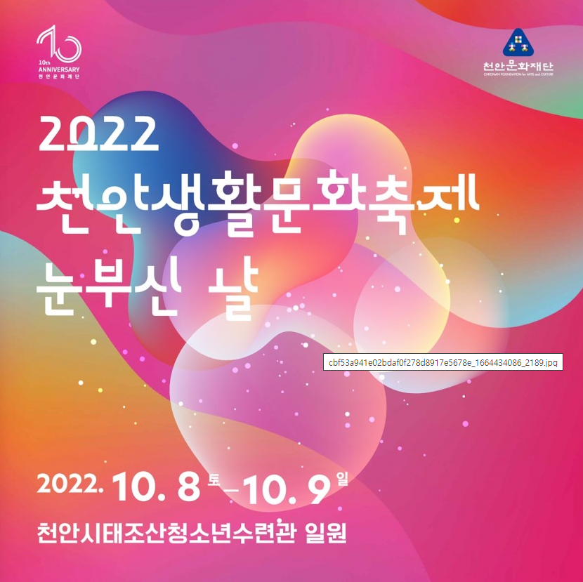 2022 천안생활문화축제 <눈부신 날>