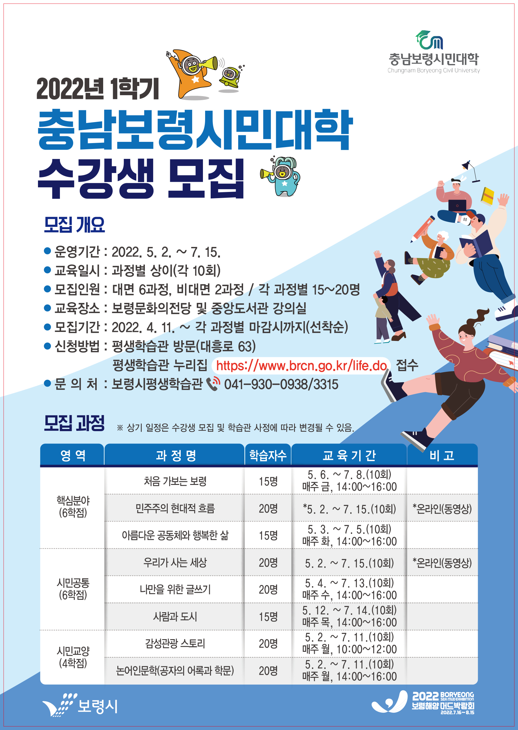 2022 상반기 충남보령시민대학 수강생